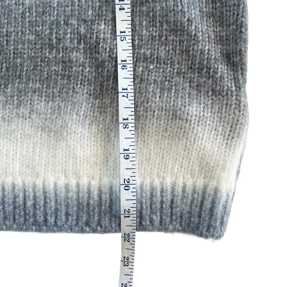Zara Boys Blue Grey Ombre Long Sleeve Warm Cozy Sweater size 9-10 - Picture 4 of 6